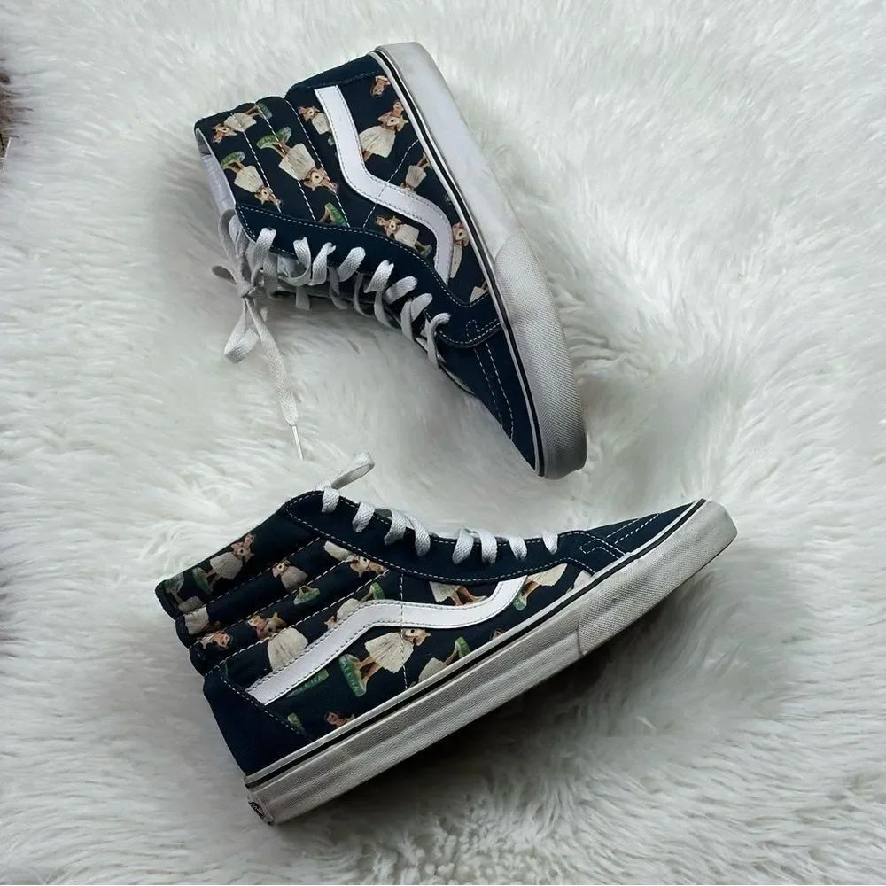 RARE VANS SK8-HI Hula Hawaiian Girl